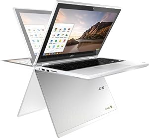 Image of 2018 Newest Acer R11 11.6" Convertible HD IPS Touchscreen Chromebook, Intel Celeron Dual Core up to 2.48GHz, 4GB RAM, 16GB SSD, 802.11ac, Bluetooth, HDMI, USB 3.0, Webcam, Chrome OS