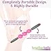 Brazilian Belle Trigger Point Massager Stick - Perfect for Body Toning, Anti- Cellulite Action & Stress Relief- Acupressure Therapy with Three Rolling Massage Balls