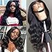 Star Show Unprocessed Brazilian Body Wave Human Hair Wigs 13X4 Lace Front Wigs with Baby Hair 150% Density Natural Hairline wigs for Black Women (20 inch)
