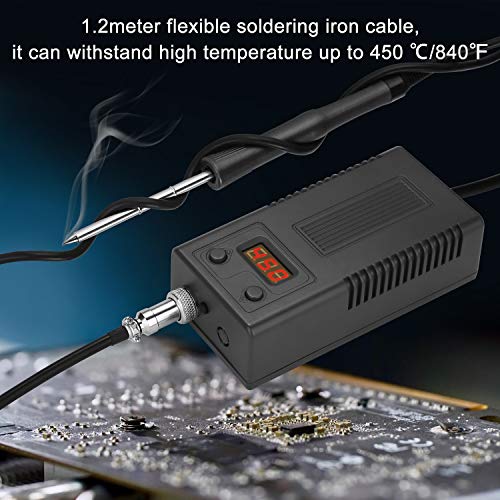 Lötkolben Digitale Lötstation ESD antistatisch Elektronik Soldering Iron 75W mit LCD Anzeige Lötset für Profi und… – Bild 6