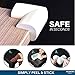 Foam Corner Protectors | 8-Pack Foam Caring Corner Guards by The Hamptons Baby | Safety Furniture Bumpers | Long Lasting, Pre-Applied Adhesive | Sharp Corner Cushions (White)