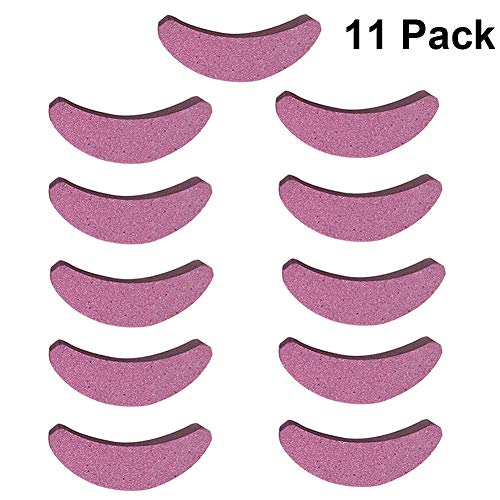 Chainsaw Teeth Sharpener Grindstone 11 Pack Sharpen Stone Whetstone Replacement for Portable Proprietary Bar-Mount Saw Chain Sharpener of 14/16/18/20-inch Chainsaw and Petrol Saw On The Job Replacem