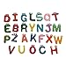 GBSELL 26pcs Letters Wooden Cartoon Fridge Magnet kid Baby Educational Toy