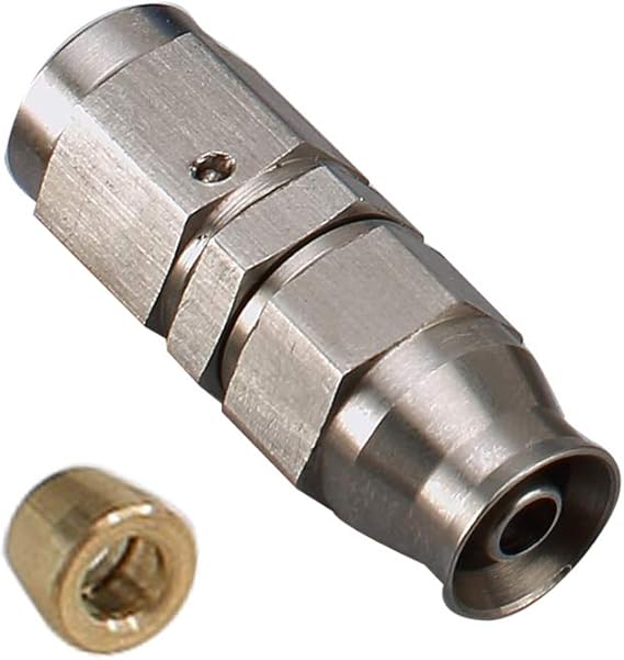 Female 3AN 3/824 Thread to 3 AN Teflon PTFE Hose End Brake Pipe