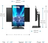 BenQ SW272Q 27" 1440P 90W USB-C Photographer Monitor 99% Adobe RGB view 4