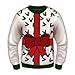 Forum Novelties Adult All Wrapped Up White Ugly Christmas Sweater, Multi, Large