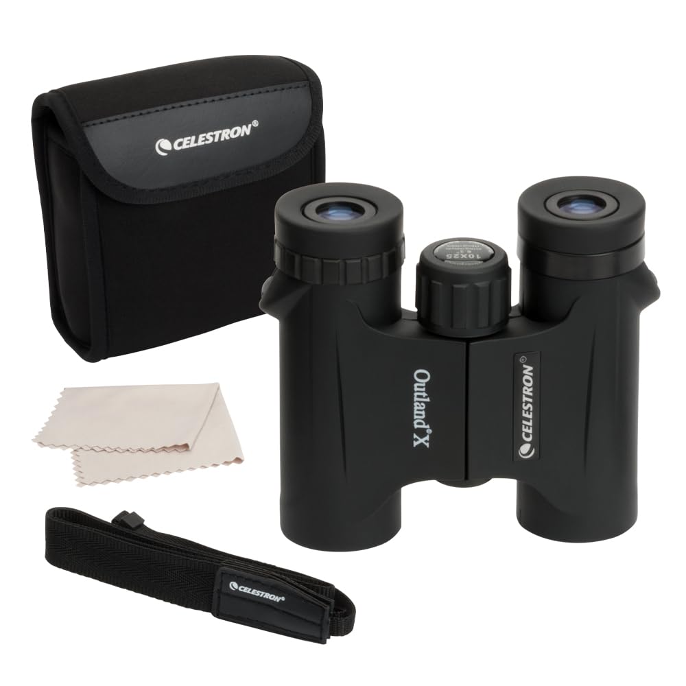 Celestron 71341 10 x 25 Outland X Binocular, Black