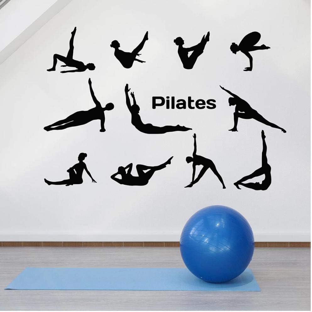 MUXIAND Wall Stickers,Pilates pose DIY PVC Home Decor For Wall Removable Art Decal Bed Room Living Mural Unique Gift Birthday 57x84cm