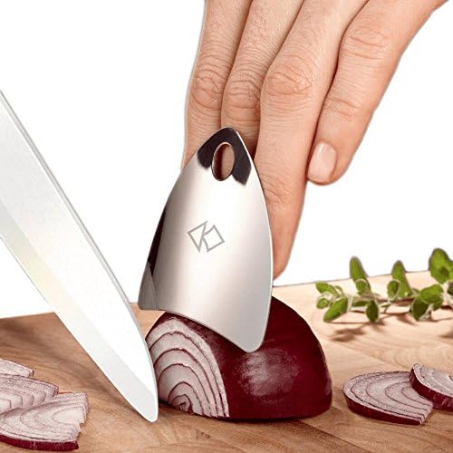 Finger Guard | Cutting Finger Protector | Made From Premium Quality Stainless Steel | Kaizef Finger Guard Perfect For Dicing and Slicing in Kitchens