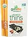 Gimme Seaweed - Organic Seaweed Thins - Almond Sesame- (0.77oz) - (Pack of 12) - non GMO, Gluten Free - Healthy on-the-go snack for kids & adults