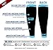 SB SOX Compression Calf Sleeves (20-30mmHg) for Men & Women - Perfect Option to Our Compression Socks - For Running, Shin Splint, Medical, Travel, Nursing, Cycling, and Leg Pain (Black/Blue, X-Large)