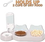 Speedy Panther 3-in-1 Cat Food and Water Bowl Set with Stand view 4
