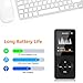 MP3 Player, Aigital Portable HiFi Music Player Built-in 8GB Capacity Can Expand to 128GB, Economic Multi-Functional MP3 Adapter with Video/FM Radio/Record Function (Earphones Included)