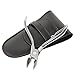 FAMILIFE Stainless Steel Toenail Clippers for Thick Nails, Ingrown Nails with Leather Pouch