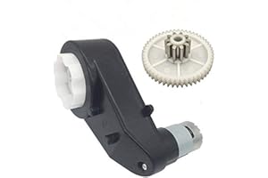 WSJ 550 30000RPM Gearbox with 12V Motor,Electric Motor with Gear Box for Kids Electric Cars and Motorcycles High Speed RS550 Drive Engine Match Children's Ride on Cars