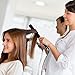 Hair Straightener, THZY Flat Iron Hair Straightening Titanium Ceramic Heater & Adjustable Temperature, Digital LCD Display, 1 Hour Auto Shutoff, Dual Voltage for Travel (Black)