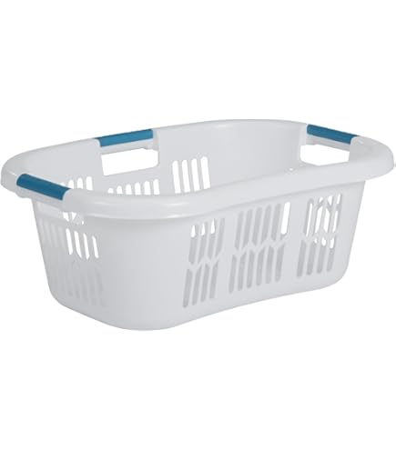 Panier à Linge Creux En Plastique GLEAVI - Design Chic Avec Poignées, Rangement Pour Vêtements, Jouets, 20x18x18 Cm