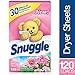 Snuggle Fabric Softener Dryer Sheets, Blue Sparkle, 80 Count