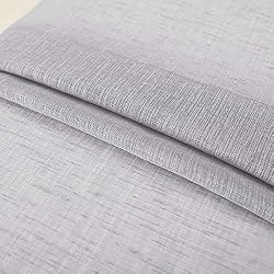 KOUFALL Grey Valances 18 Inches Long for Living