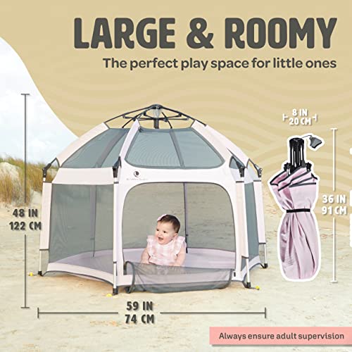 POP 'N GO Premium Indoor and Outdoor Baby Playpen Portable