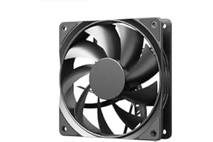 1 Pack Chassis Cooling Fan, Computer Host Fan, high-Performance with Low Cooling, Long lifespan and Durability, Quiet,Black