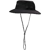 Hurley Men's Boonie Hat - Moisture Wicking and Packable Full Brim Sun Hat UV Protection for Fishing, Hiking, and Safari