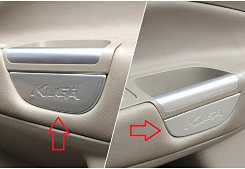 Door Handle Storage Holder for Ford Escape Kuga 2013 2014 2015+ (Chrome ABS)