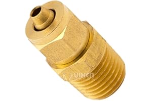 Vixen Horns 1/4" NPT (Male) Compression Fitting for 3/8" OD Tubes for Train/Air Horn Tanks VXA7714