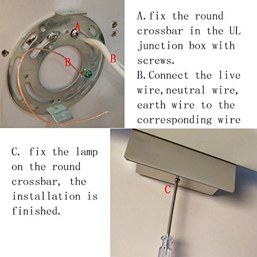 image for JUSHENG Wall Light 12W Neutral White 4000K LED Wall Light 16.5 Inches 