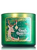Bath & Body Works NEW 2016 VANILLA BEAN NOEL Candle 3 wick 14.5 Oz