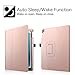 Fintie iPad Pro 9.7 Case, Premium Vegan Leather Folio [Slim Fit] Standing Smart Protective Cover Auto Sleep/Wake Feature Apple iPad Pro 9.7 inch 2016 Release Tablet, Rose Gold