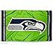 Seattle Seahawks Green Flag and Banner