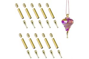 Legacy Woodturning, Christmas Tree Ornament Project Kit - Gold Finish, 10 Pack