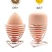 Sunmore Beauty Makeup Sponge Blender Holder, Makeup Sponges Stand,Gilded Gold Plate Sponge Support,Anti-microbial Breathable Makeup Sponge Drying Stand Storage,Makeup Organizer - One Piece