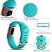 Wepro Waterproof Bands Compatible with Fitbit Charge 4 / Charge 3 / Charge 3 SE for Women Men, 3-Pack Replacement Wristbands for Fitbit Charge 3 / Charge 4, Small, Teal, Rose Pink, Plum
