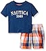 Nautica Baby Boys' Graphic Tee with Pull on Short Set