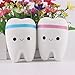 GogoForward 1pcs Randomly Color Cute Cartoon Tooth Pendant Squishy Toys Slow Rebound Stress Reliever Toys