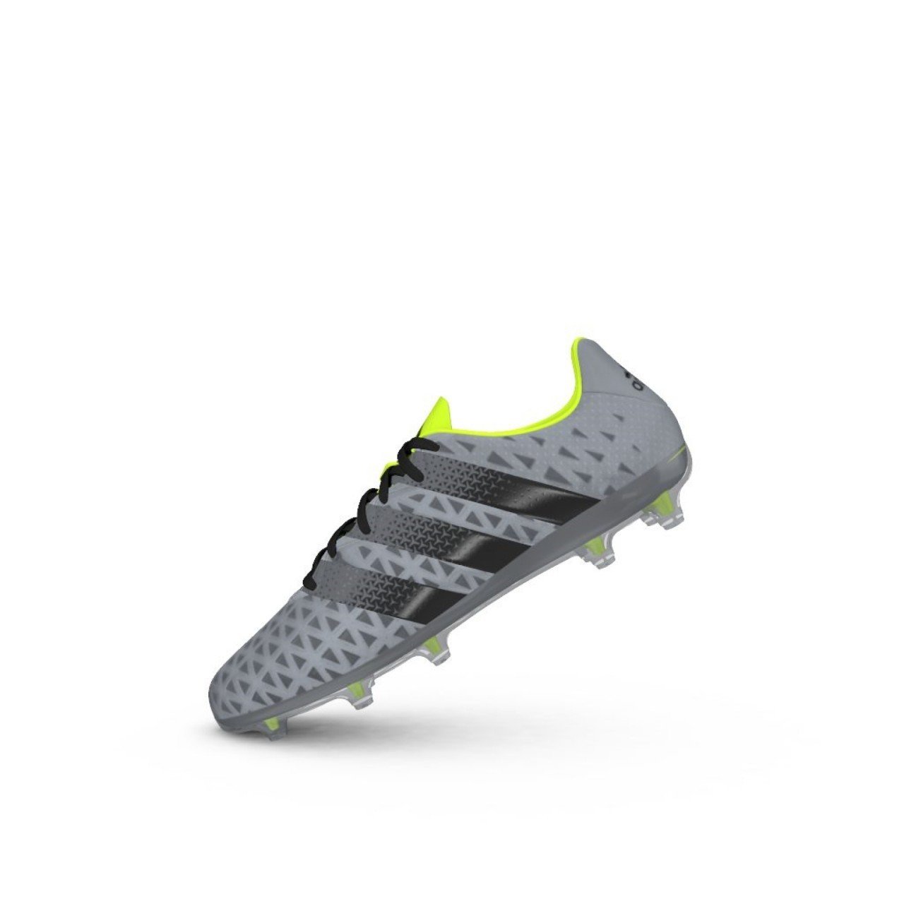 Performance Boys Kids ACE FG J Football Boots Silver