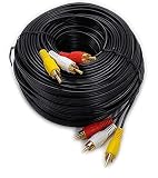 iMBAPrice (75 Feet) Long 3RCA Composite Video Audio A/V AV Cable - Gold Plated