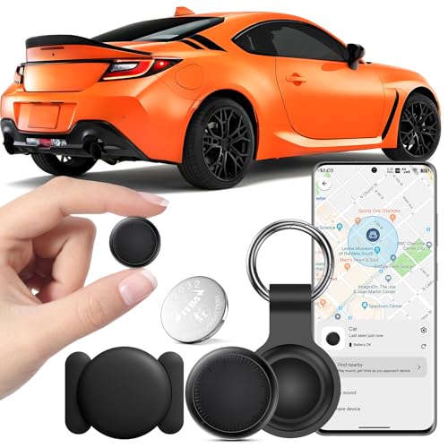 Car GPS Tracker, Bluetooth Locator Compatible for Android without ABO, Global Coverage Real Time Magnetic Track GPS, Hidden Android Air Tracker for Car and Motorcycle