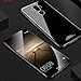 Kepuch Quartz Case for Huawei Mate 9 - Soft TPU + Back Cover Made of Tempered Glass for Huawei Mate 9 - Black