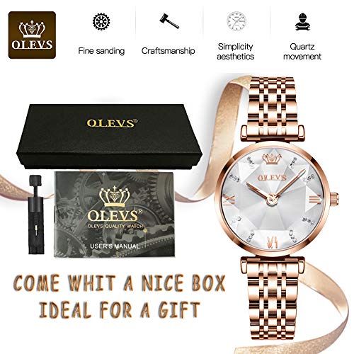 rose gold watch small face