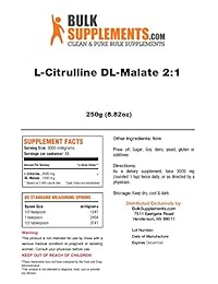 l-citrulina dl-malate 2:1 pura en polvo, BulkSupplements, No Model, 1