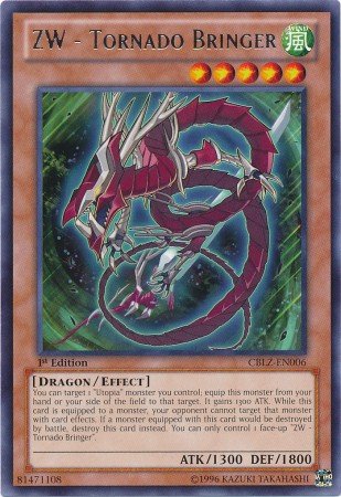 Yu-Gi-Oh! - ZW - Tornado Bringer (CBLZ-EN006) - Cosmo Blazer - 1st Edition - Rare