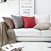 Home Brilliant 24x24 Pillow Cover Burlap Solid Linen European Throw Pillow Sham Cushion Cover for Bench Summer Decorations, 24x24, Light Linen