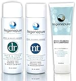 Regenepure - DR Shampoo, 8 Ounces + NT Shampoo, 8 Ounces + Biotin Conditioner, 8 Ounces