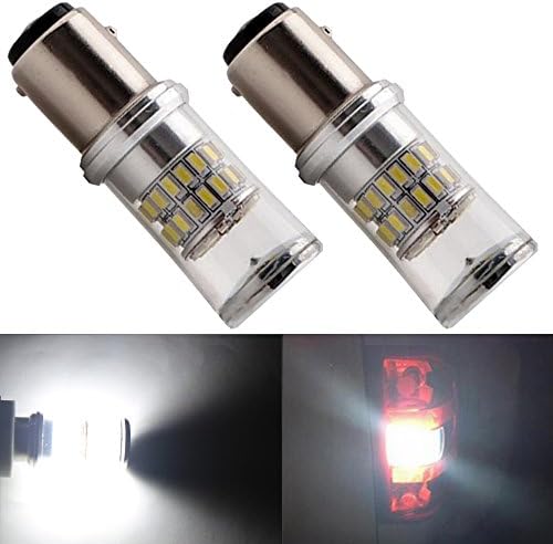 BlyilyB 9-30V Extremely Bright 1157 2057 2357 7528 LED Bulbs replacement for Back Up Reverse Lights Tail Brake Lights (Pack of 2)