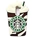 Thunderous Brown Starbucks Coffee Ice Cream Silicone Back Cover Case for LG Leon 4G C40 LTE H340N H345