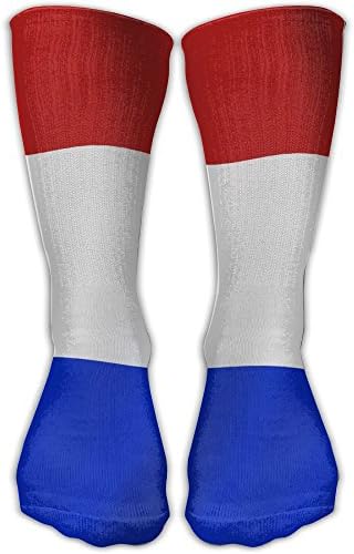 Chuanwang Dutch Flag Athletic 30cm Stockings Ankle Socks Sport Casual Socks Cotton Crew Socks Long Sock One Size