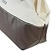 Klein Tools 5105-20 High-Bottom Canvas Tool Bag, 20-Inch,White/Tan
